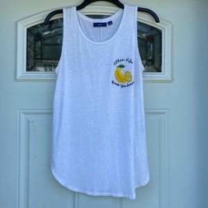 “When life gives you lemons” tank top